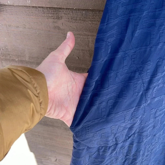 J. McLaughlin navy blue sweatwicking dress with pockets size XS - Picture 4 of 5